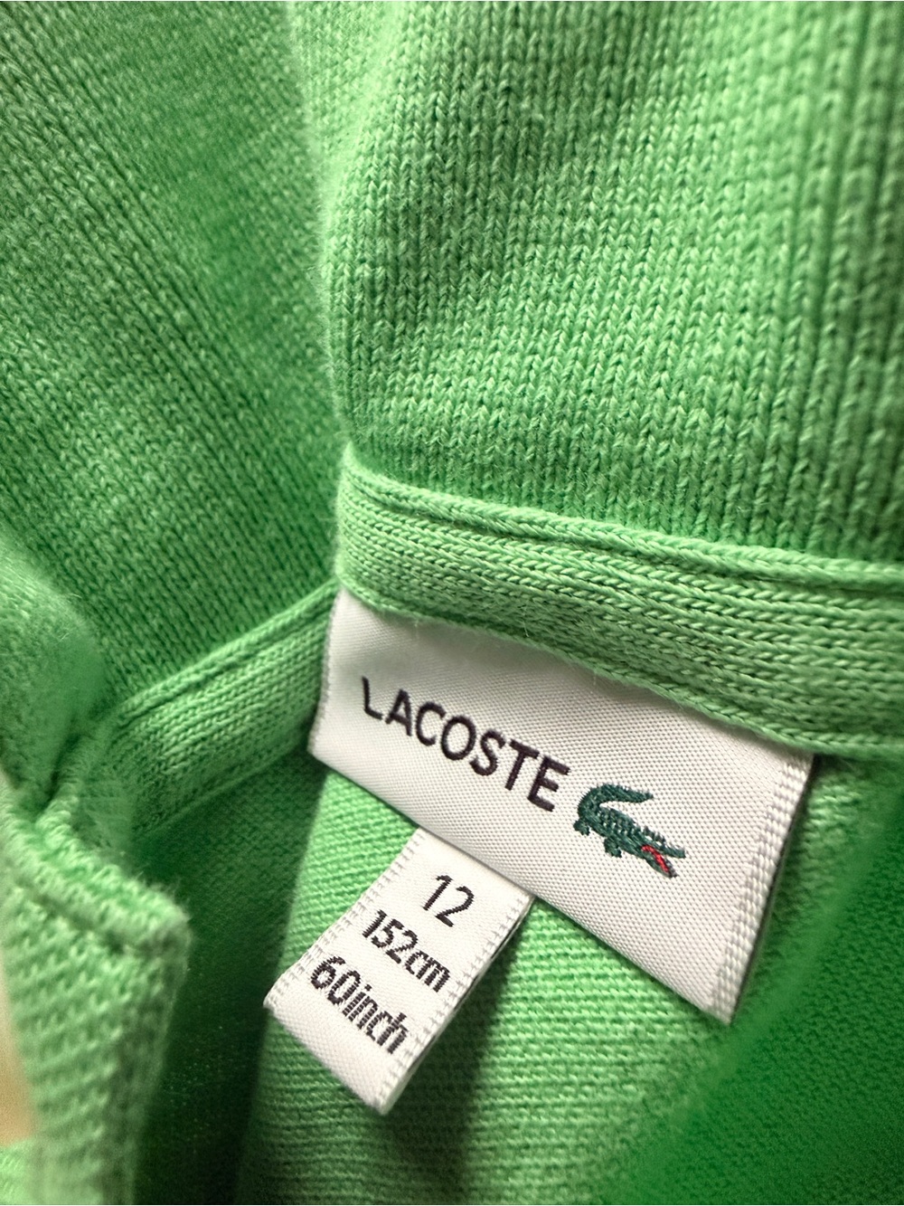 Lacoste Green Polo Top